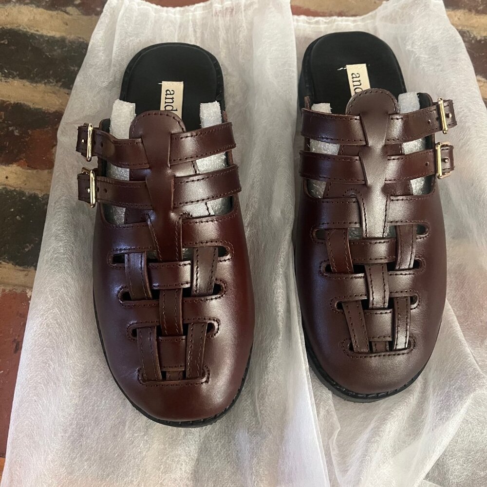 Andante Woven Mule (Fisherman Mule) - BEST FIT US WOMENS 6-6.5